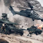 bf6 warfare with tank and helicopter