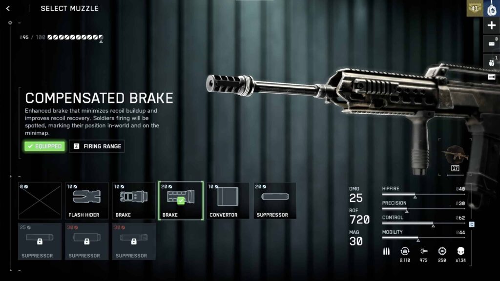 Muzzle — Compensated Brake (Level 15)