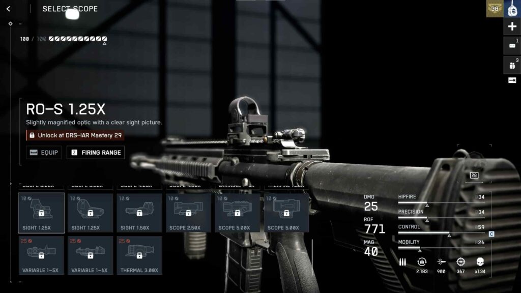 Optic — RO-S 1.25x