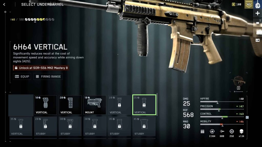 Underbarrel — 6H64 VERTICAL