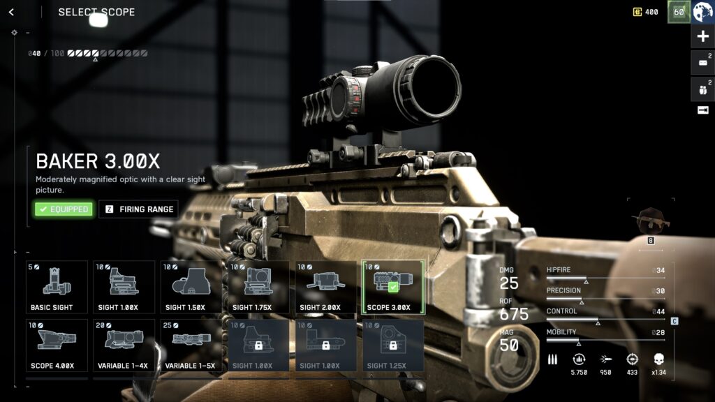 Scope — BAKER 3.00X (Level 2)